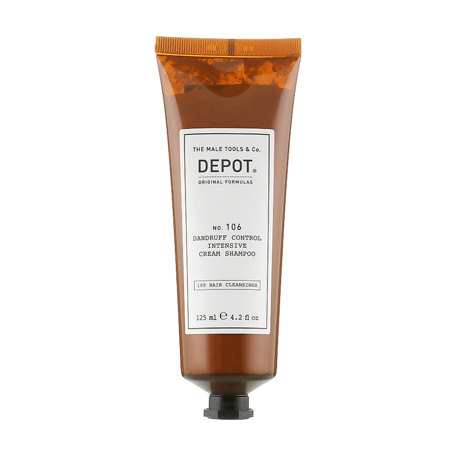 Чоловічий інтенсивний шампунь Depot 106 Dandruff Control Intensive Cream Shampoo проти лупи, 125 мл